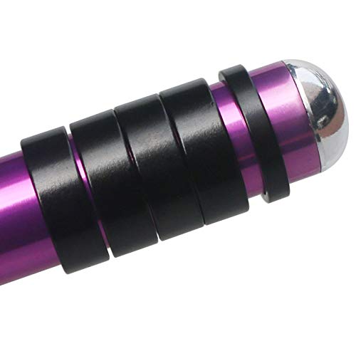 1-Inch Headset Spacer Set - 5Pcs Black Aluminum Bicycle Spacers