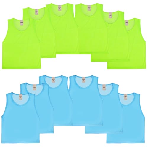Practice Vests for Youth & Adult Teams - Basketball, Soccer, Football, Volleyball