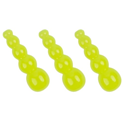 Gourd Stopper Fishing Beads - 150pcs Yellow Fishing Lure Rigs
