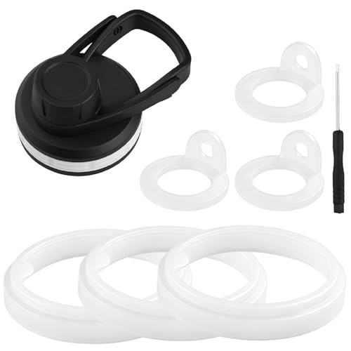 Silicone Seal Gasket Set for Wide Mouth Spout and Chug Lids - 6 Piece