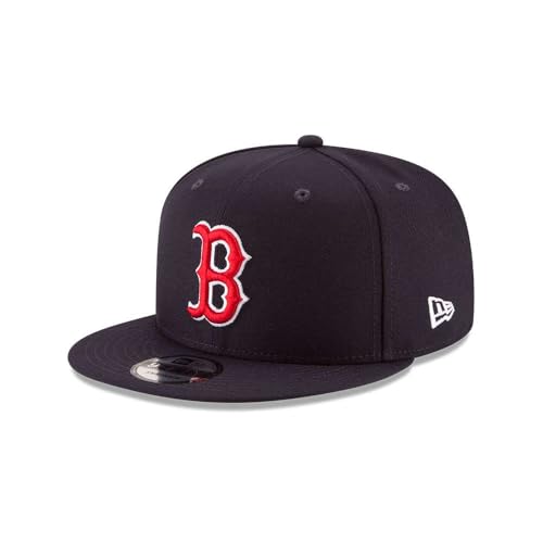New Era Navy Wool Snapback Hat for Men