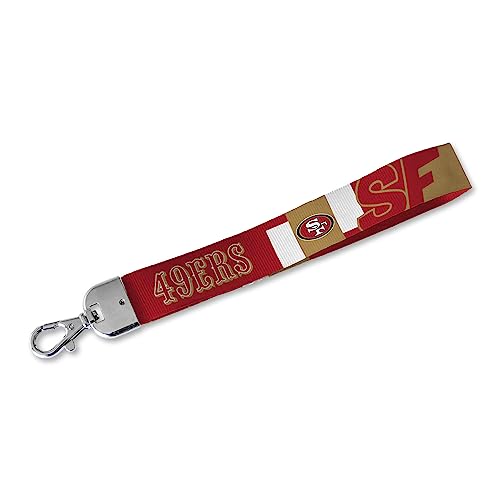 NFL Wrist Lanyard Key Chain - Sporty ID Holder for Game Day