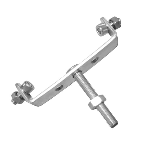 3-Pack Bike Cargo Rack Mount Brackets with Screws - U-Shaped Connectors
