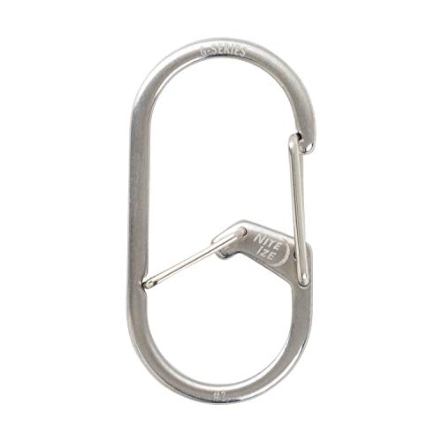 G-Series Dual Chamber Stainless Steel Carabiner Keychain - #2 Size