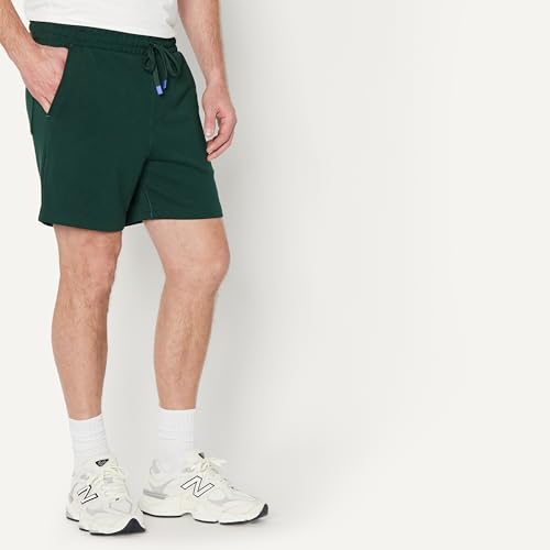 Amazon Essentials Men's Active Sweat Athletic Shorts Large Dark Green