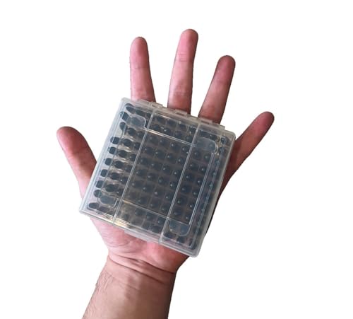 .22 LR & .25 ACP Ammo Case - 100 Round Heavy Duty Plastic