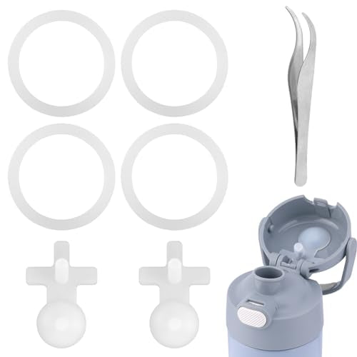 Replacement Bottle Seal Ring & Stopper Set - 6 Pieces