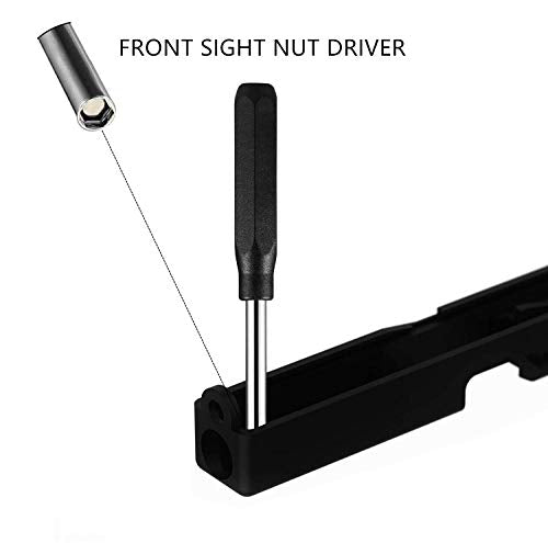 Glock Tool Kit - Magazine Disassembly & Pin Punch Tools - Black