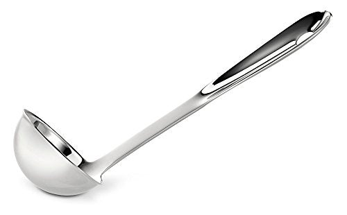 All-Clad 11in Stainless Steel Soup Ladle - Silver, 4 oz Capacity