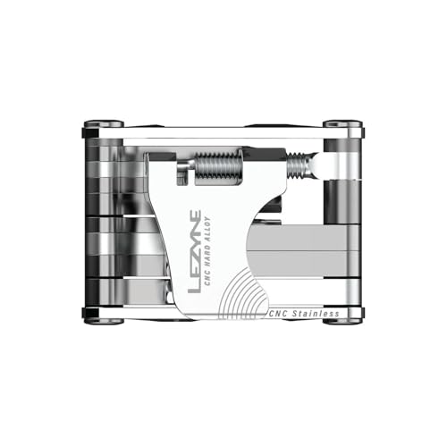 LEZYNE SV PRO 13 Bicycle Multi-Tool with Alloy Side Plates & Stainless Steel Bits – Compact Repair Kit
