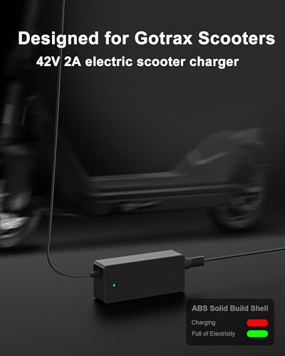 42V 2A Electric Scooter Charger for Gotrax, Jeston, Hiboy - Fast Charging