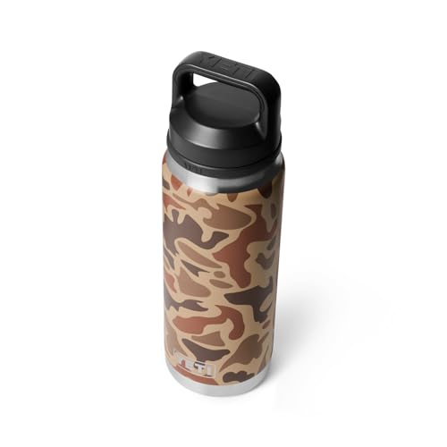 YETI Rambler 26 oz Insulated Stainless Steel Water Bottle with Chug Cap - Wetlands Camo