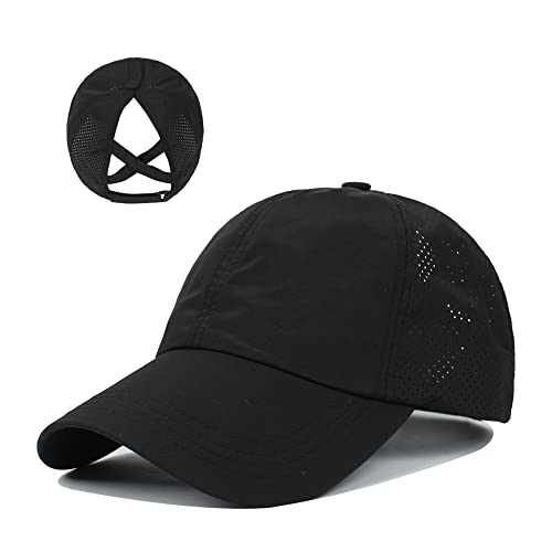 Shamrock Green Baseball Cap - Breathable Sun Hat for Men & Women - Black