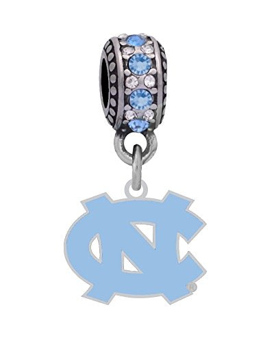 University of North Carolina Charm for European Style Bracelets