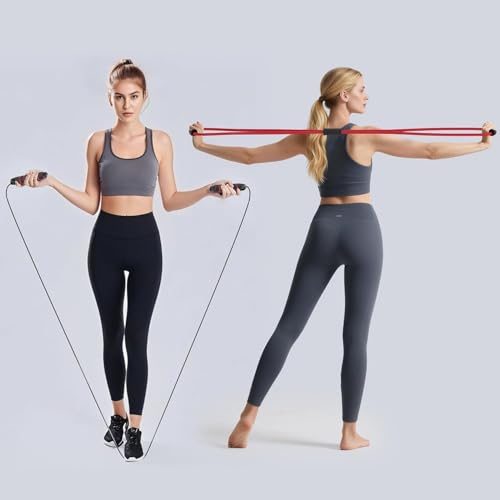 Ab Roller Wheel Exercise Kit with Resistance Bands & Knee Mat