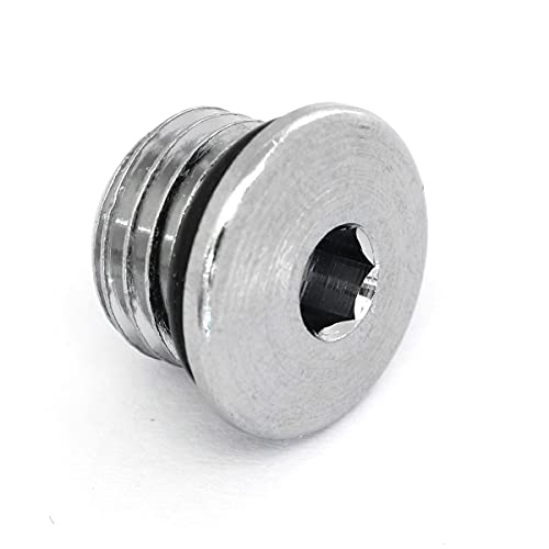 Heyous Stainless Steel First/Low Pressure Port Plugs for Regulator Kit, 7/16" & 3/8"