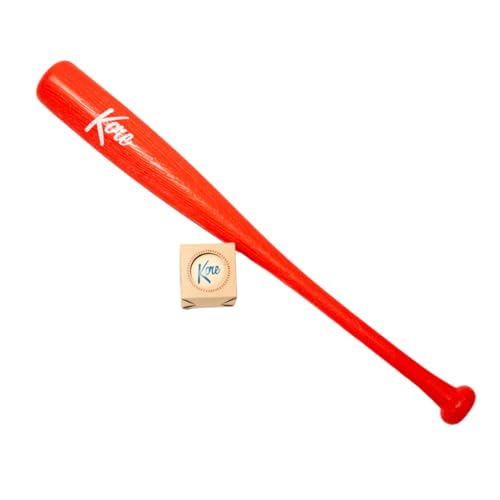 27 Inch Kore Plastic Baseball Bat & Soft Baseball Set - Durable Beach Park Play Gift