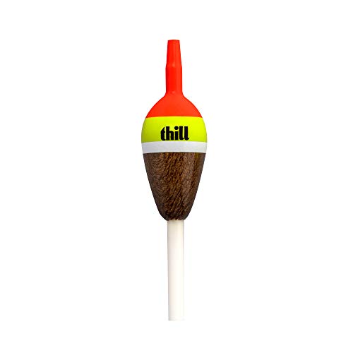 Classic Float Fishing Bobber - Buoyant Balsa Wood Body, 2-Pack, 3/4" Oval Shorty