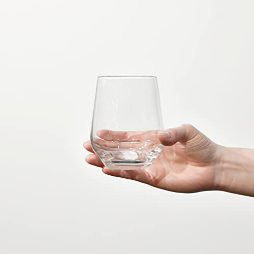 Krosno Water Glasses Set of 6, 13.5 oz, Splendour Collection – Durable Crystalline Glass Drinkware