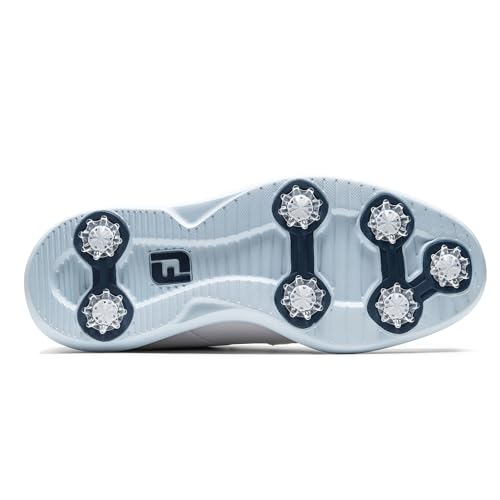FootJoy Traditions Blucher Golf Shoes - 10.5 White/Sky Blue/Camo