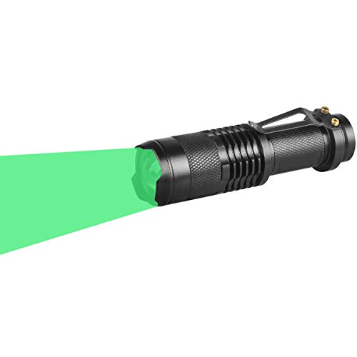 High Power Green LED Flashlight - 150 Yard Long Range