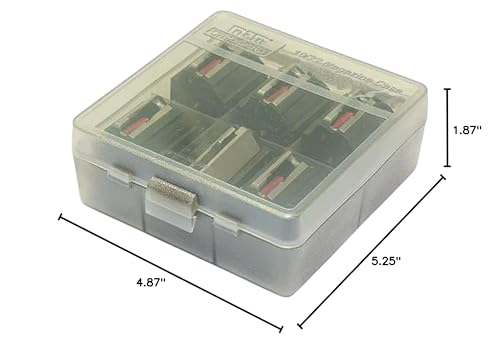 Tactical Magazine Case for Ruger 10/22 - Clear Smoke, Stackable