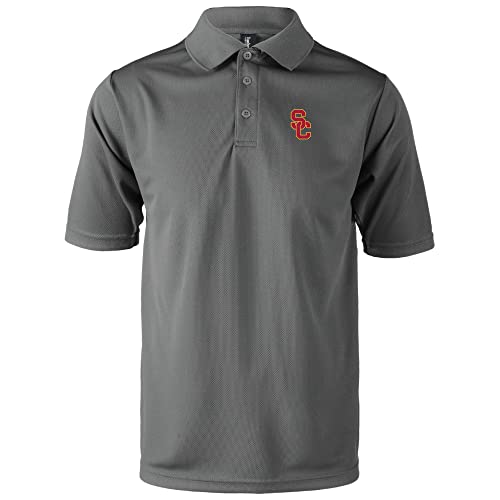 USC Trojans Micro-Mesh Polo - XX-Large - Grey