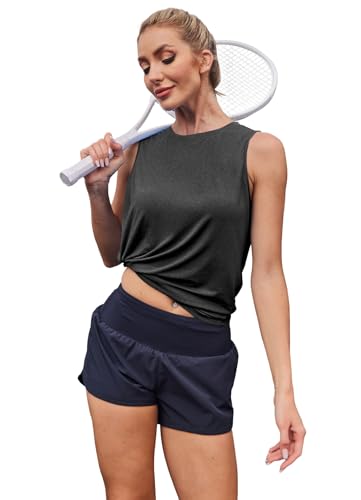 Lightweight Women's Workout Tank Top - Sleeveless Athletic Shirt for Yoga, Running, Tennis