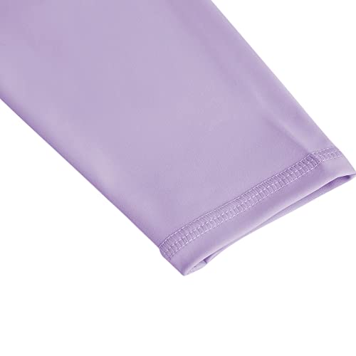 Girls High Rise Active Leggings for Gym & Yoga - 9-10 Years / Purple