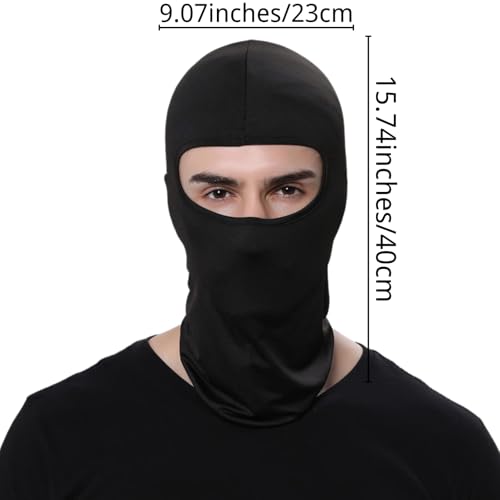 2-Pack Balaclava Ski Mask - Windproof Full Face Mask for Motorcycle & Winter