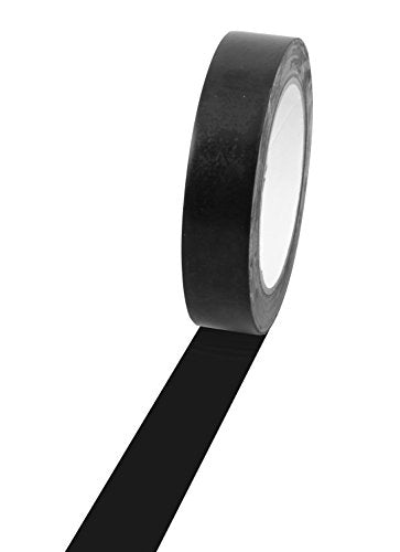 Durable Vinyl Floor Marking Tape - Black, 1" x 36 Yards