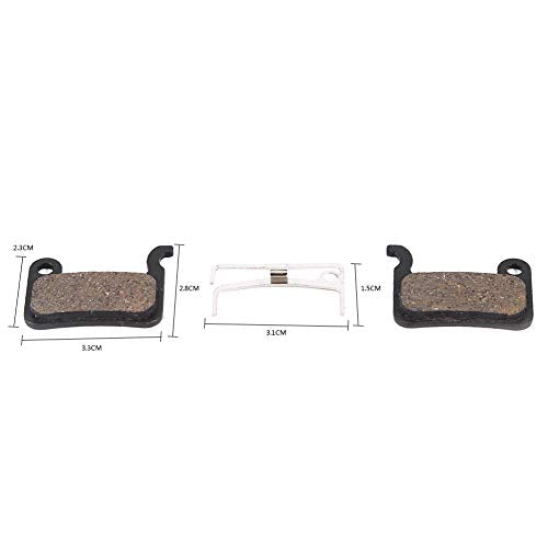 Bike Brake Pads Set for M956, Semi-Metal Disc Brake Replacement, Lightweight & Long-Lasting