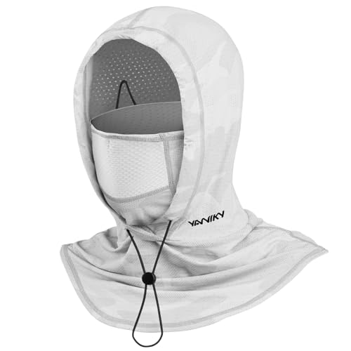 Cooling Balaclava Face Mask - Breathable Sun Protection - White