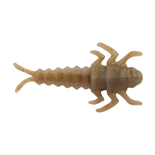 Gulp! Alive! Stonefly Fishing Soft Bait - Smog, 1.25"