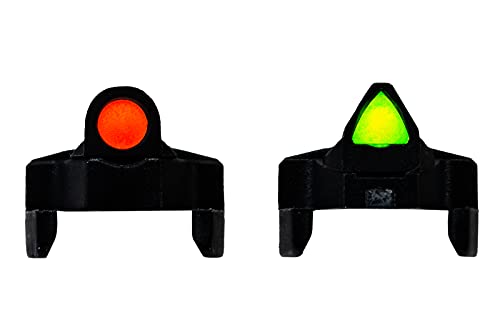 HIVIZ Model 300 Two-In-One Magnetic Base Rib Shotgun Sight Green & Orange, One Size