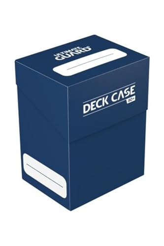 Deck Box for 80 Cards - Dark Blue, Durable Storage Case