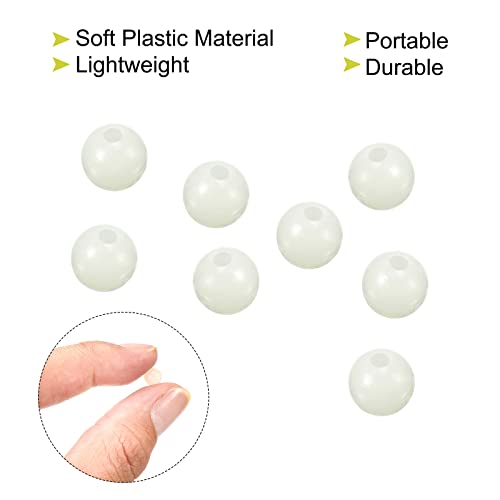 6mm Luminous Fishing Beads - Soft Plastic Glow Bait Eggs