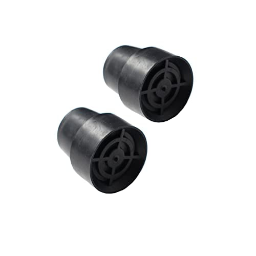 Mini Trampoline Leg Cap Tips - Rubber Floor Pads, 2 Pack