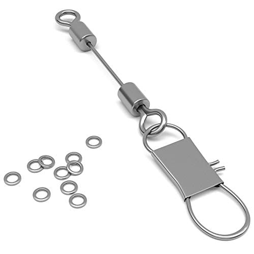 Lightweight Fly Fishing Tippet Rings - 2mm Anodized Aluminum, 20 Pack