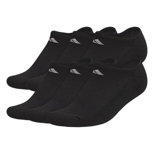 Athletic Cushioned No Show Socks - 6 Pack, Medium