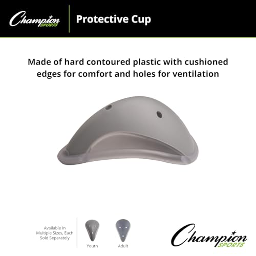Intermediate Protective Cup - Youth Sizing, Cushioned Edges