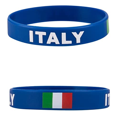 Italy Country Flag Silicone Bracelet - Unisex Fashion Wristband