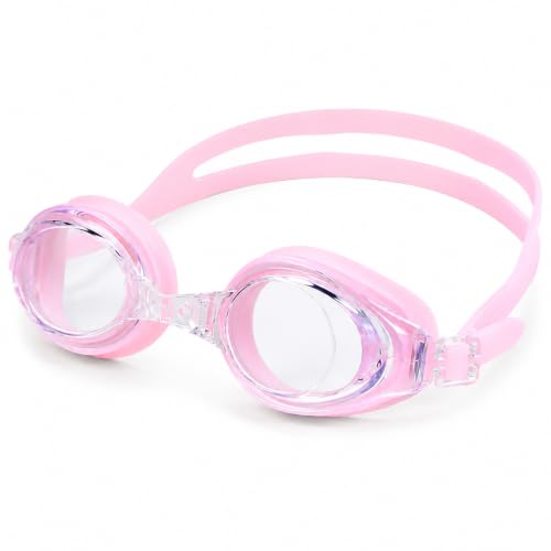 Swimming Goggles - Adult Anti-Fog Leak-Proof - Pink