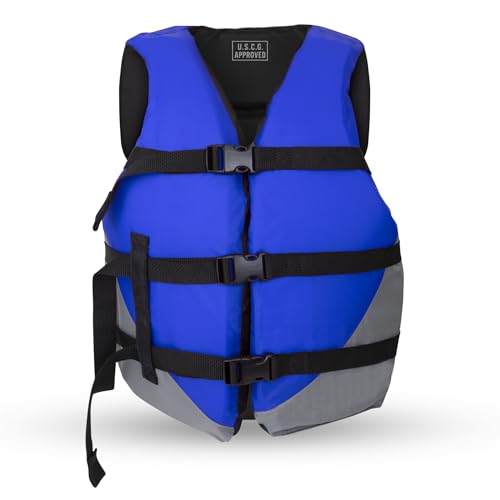 Oversize 2X-Large to 5X-Large Red USCG Approved Water Sports Life Jacket