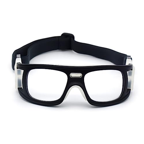 Sports Goggles for Men & Women - Black Shock-Resistant Glasses