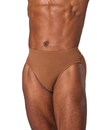 Capezio Men's Full Seat Dance Belt - Large Tan Support Underwear