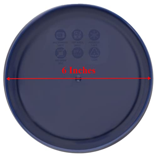 4-Cup Food Storage Replacement Lids - 3-Pack, Blue