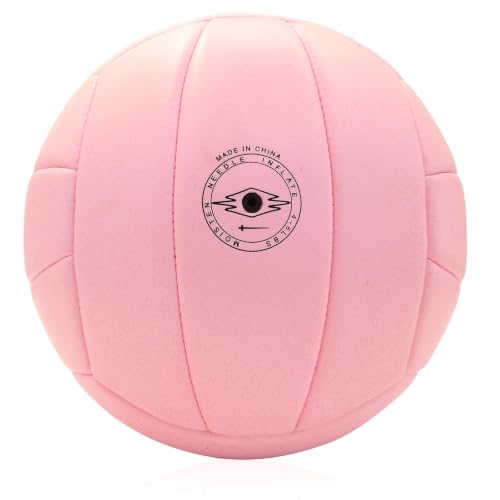 VerdeFlow Size 5 Pink Volleyball - Fade-Resistant & Leak-Proof Indoor/Outdoor Sports Ball