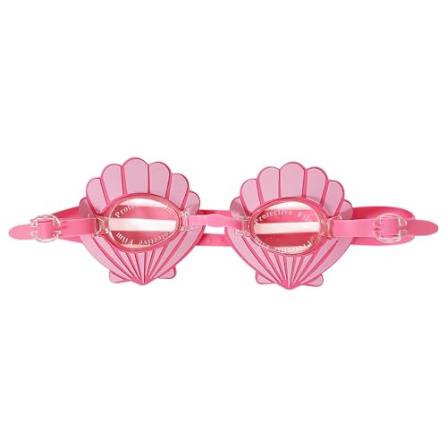 Youth Mermaid-Inspired Swim Goggles - Pink, Anti-Fog, UV Protection
