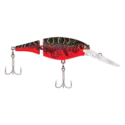 Flicker Shad Jointed Fishing Crankbait - Red Tiger, 2in, 1/5 oz